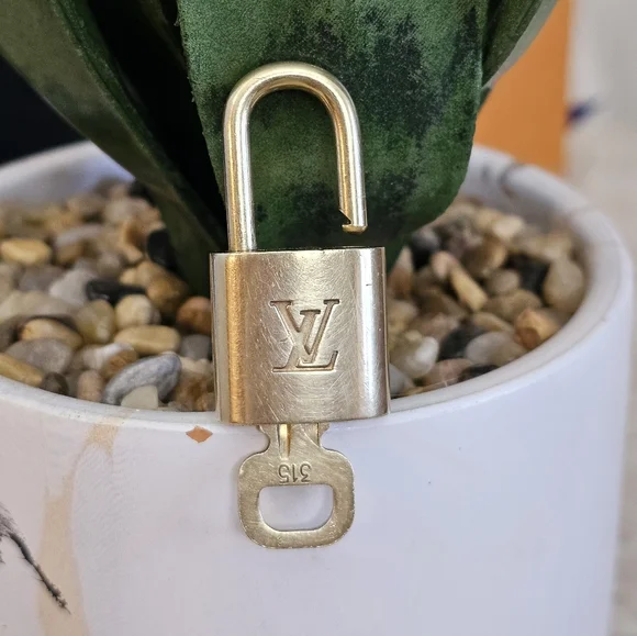 Authentic Louis Vuitton Gold Padlock Key #315 - Picture 1 of 5